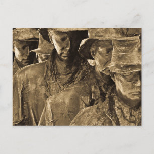 Die Brotlinie Postkarte