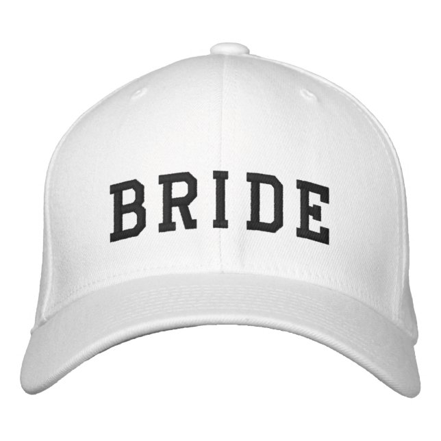 Die Brücke | Bachelorette Bold Modern Trendy Bestickte Baseballkappe (Vorderseite)