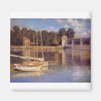 Die Brücke bei Argenteuil Claude Monet Magnet