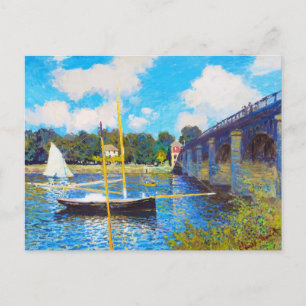 Die Brücke bei Argenteuil Claude Monet Postkarte