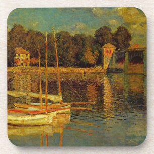 Die Brücke bei Argenteuil von Claude Monet Getränkeuntersetzer