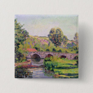 Die Brücke bei Boigneville, c.1894 Button
