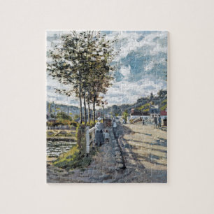 Die Brücke bei Bougival durch Claude Monet