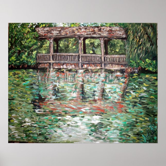 "Die Brücke bei Greynolds" Poster (Vorne)