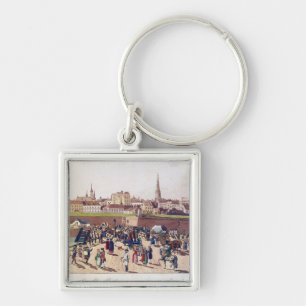 Die Brücke bei Leopoldstadt, Wien, 1780 Schlüsselanhänger