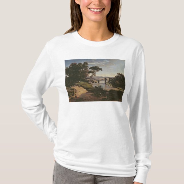 Die Brücke bei Narni, c.1826-27 T-Shirt (Vorderseite)