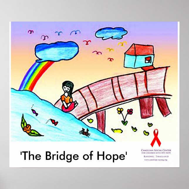 Die Brücke der Hoffnung ( HIV/AIDS-Wohltätigkeit ) Poster (Vorne)