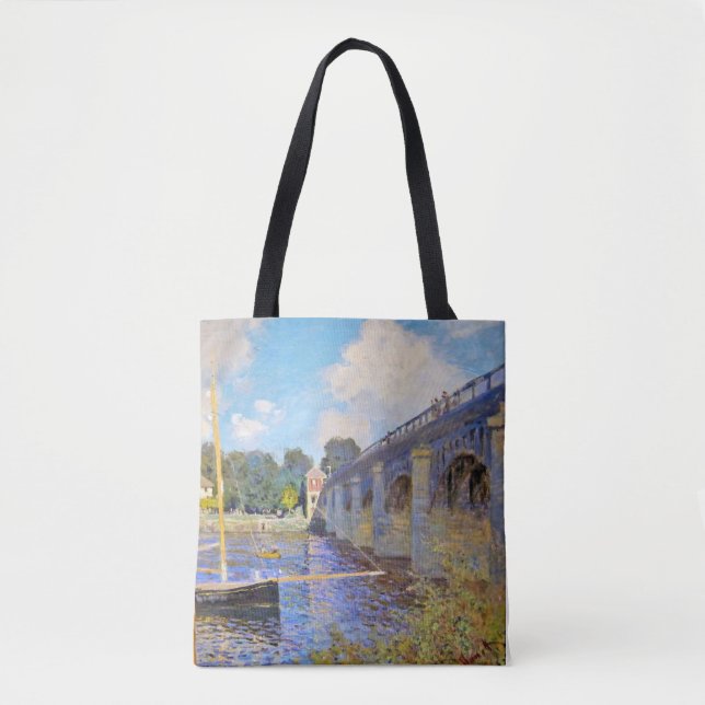 Die Brücke in Argenteuil, Monet Tasche (Vorderseite)