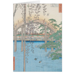 Die Brücke mit Glyzinien oder Kameido Tenjin