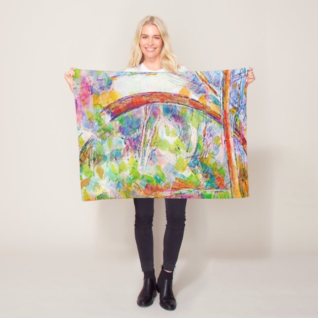 Die Brücke, Paul Cezanne Fleecedecke (Beispiel)