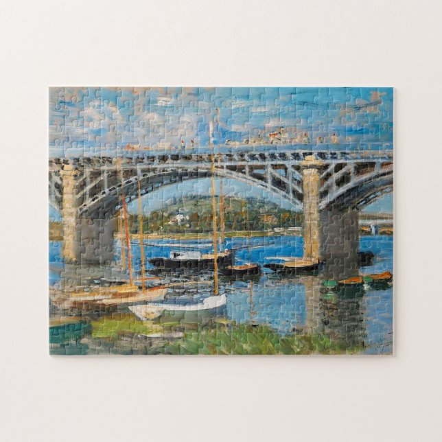 Die Brücke über das Seine Monet Feine Kunst (Horizontal)