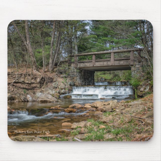 Die Brücke über den Hickory Run Mousepad (Vorne)