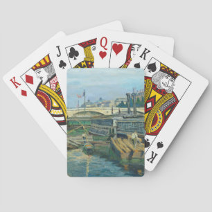 Die Brücke von Louis Philippe, 1875 (Öl auf Leinwa Spielkarten