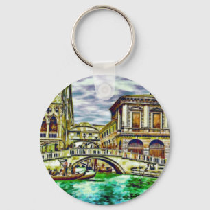 Die Brücke von Seufzern Schlüsselanhänger