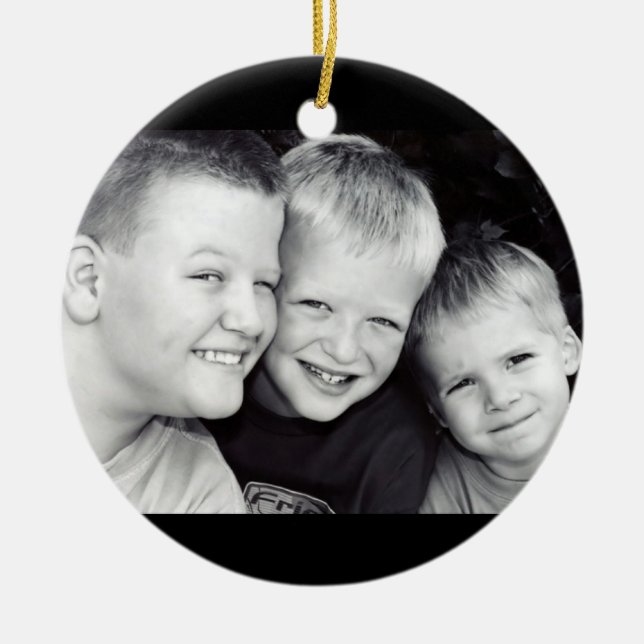 Die Brüder Drei-Circle-Ornament Keramikornament (Vorne)