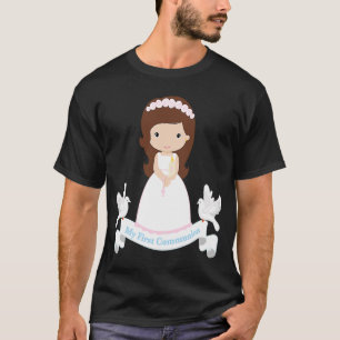 Die Brünette Tochter meiner ersten Kommunion T-Shirt