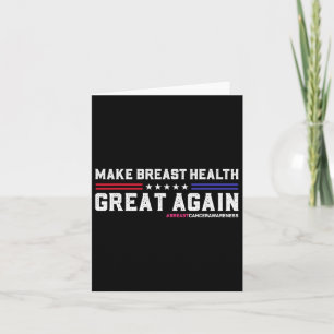 Die Brustgesundheit wieder großartig machen Karte