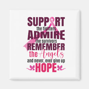 Die Brustkrebsbekämpfer Brustkrebsbewusstsein Magnet