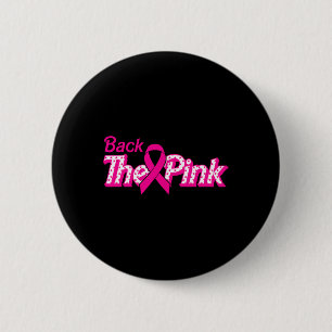 Die Brustkrebsunterstützung Krebs Krieger Pink Button