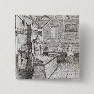 Die Buchbinderei von Laurens Janszoon Koster, Button