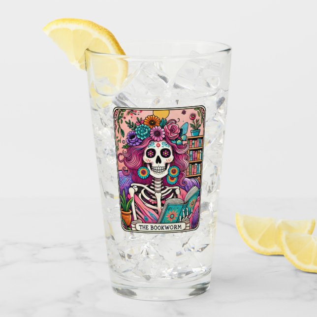 Die Bücherwurm Glas (Vorderseite Ice)