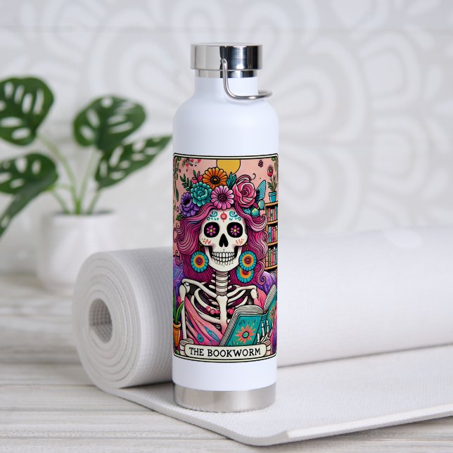 Die Bücherwurm Trinkflasche (Yoga (gedreht))