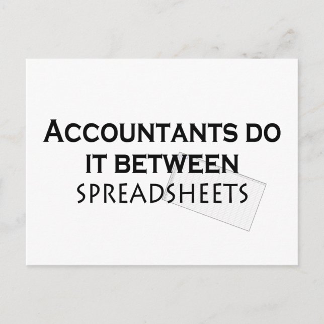 Die Buchhalter machen das! Postkarte (Vorderseite)
