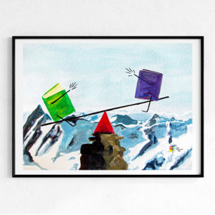 Die Buchhaltung des Poster Art Balance