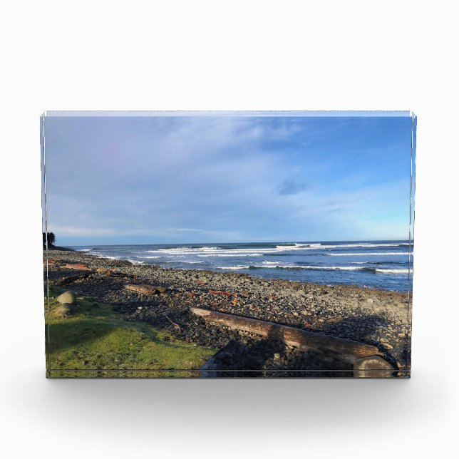 Die Bucht direkt am Meer, Oregon Fotoblock (Vorderseite)