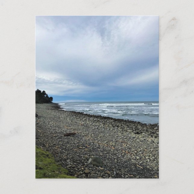 Die Bucht direkt am Meer, Oregon Postkarte (Vorderseite)