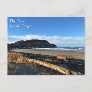 Die Bucht direkt am Meer, Oregon Postkarte
