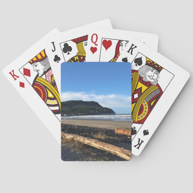 Die Bucht direkt am Meer, Oregon Spielkarten (Rückseite)