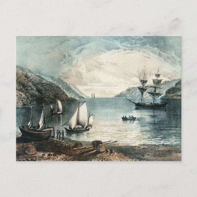 Die Bucht von Annapolis, c.1880 Postkarte (Vorderseite)