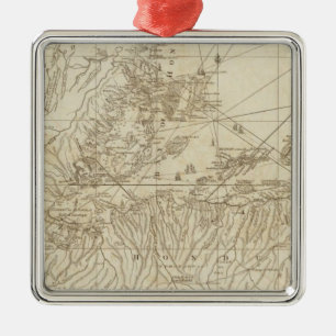 Die Bucht von Honduras Ornament Aus Metall