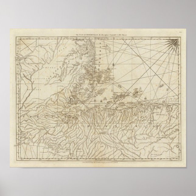 Die Bucht von Honduras Poster (Vorne)