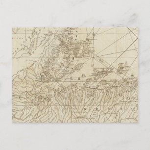 Die Bucht von Honduras Postkarte