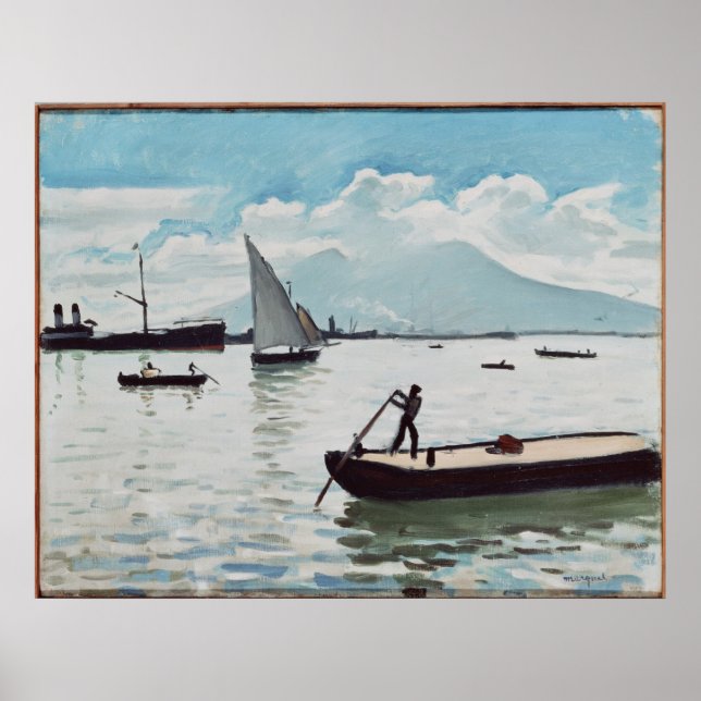 Die Bucht von Neapel Poster (Vorne)