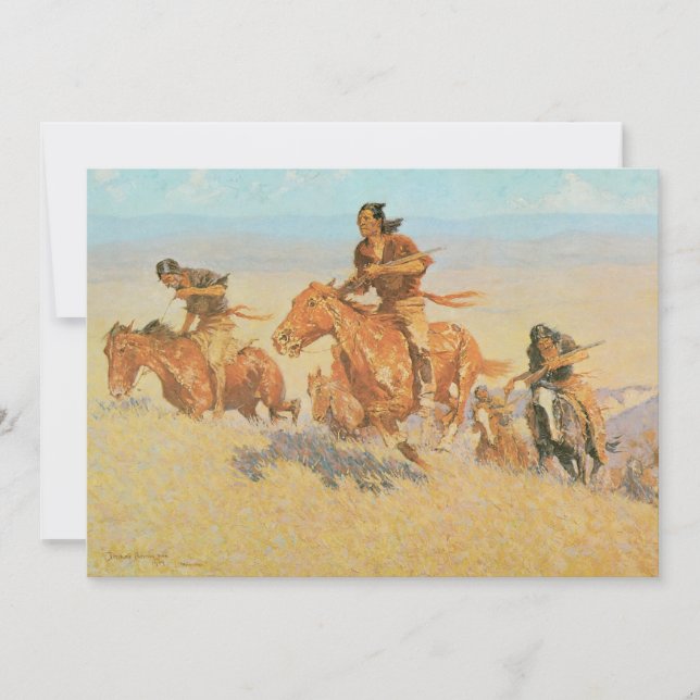 Die Buffalo-Läufer, das große Horn-Becken von Remi (Vorderseite)