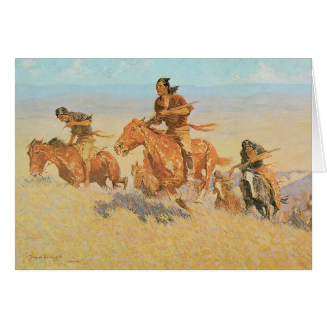 Die Buffalo-Läufer, das große Horn-Becken von Remi (Vorderseite (Horizontal))