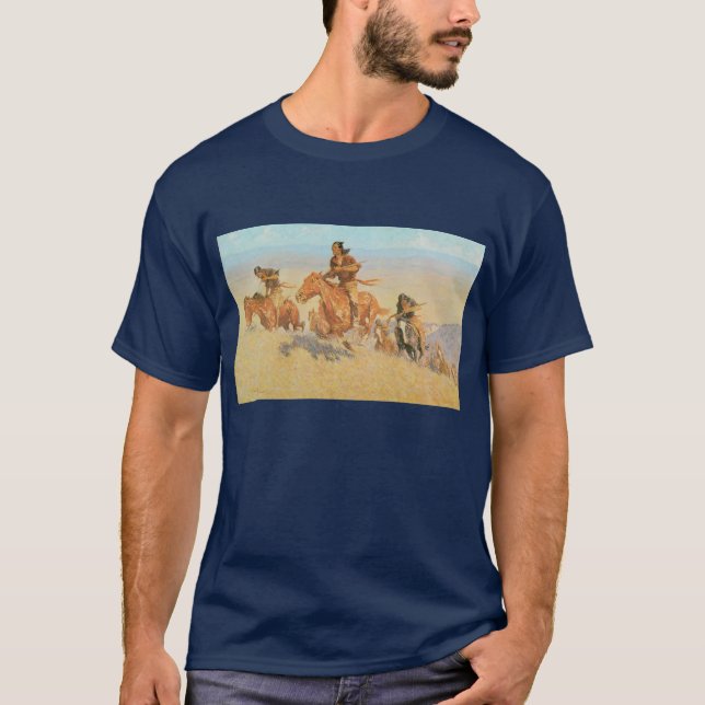Die Buffalo-Läufer, das große Horn-Becken von Remi T-Shirt (Vorderseite)