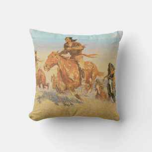 Die Buffalo Runners, Big Horn Basin von Remington Kissen