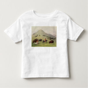 Die Büffel-Jagd, c.1832 Kleinkind T-shirt