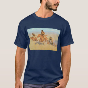 Die Büffeljäger, Big Horn Basin von Remington T-Shirt