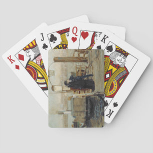 Die Bühne der Landung Spielkarten