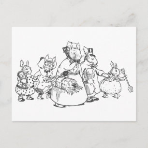 Die Bunnies im Urlaub Postkarte