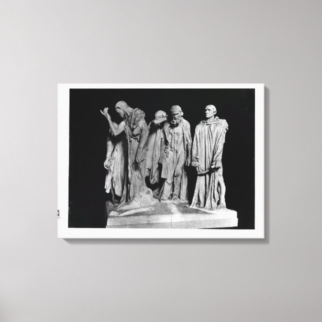 Die Burghers von Calais, 1889 Leinwanddruck (Vorderseite)