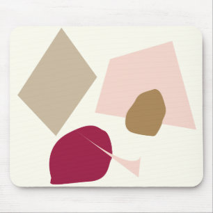 Die Burgunder-Stelle, abstrakter geometrischer Mousepad