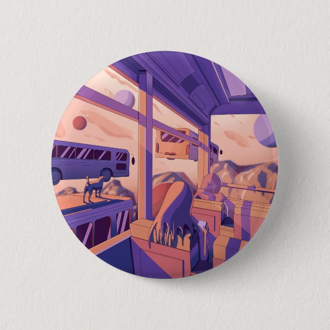 Die Busfahrt Button (Vorderseite)