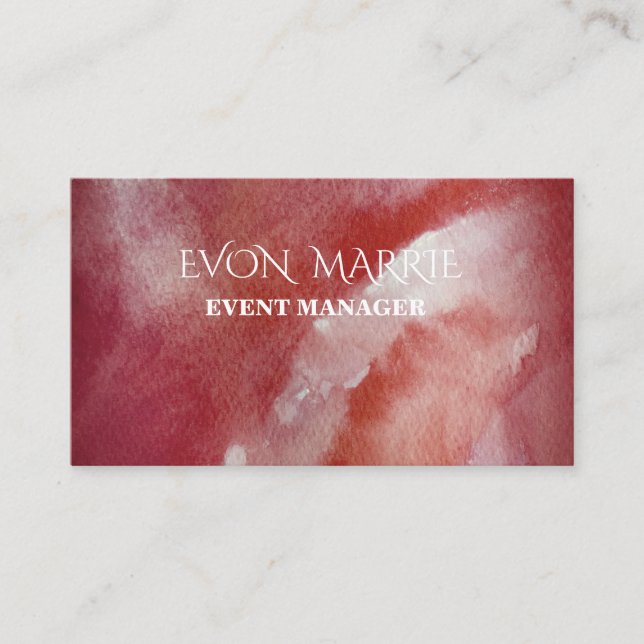 Die Business Card des stilvollen und originalen Ev Visitenkarte (Vorderseite)