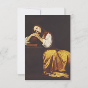 Die büßende Maria Magdalena von Giacomo Galli Dankeskarte